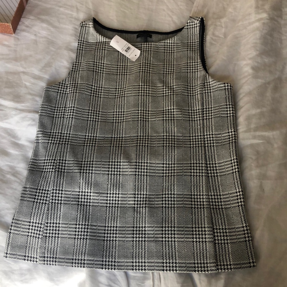Ann Taylor, Plaid Top NWT